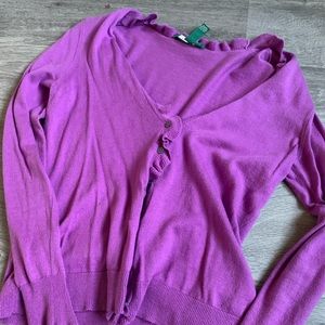 Women’s Ralph Lauren Purple Sweater